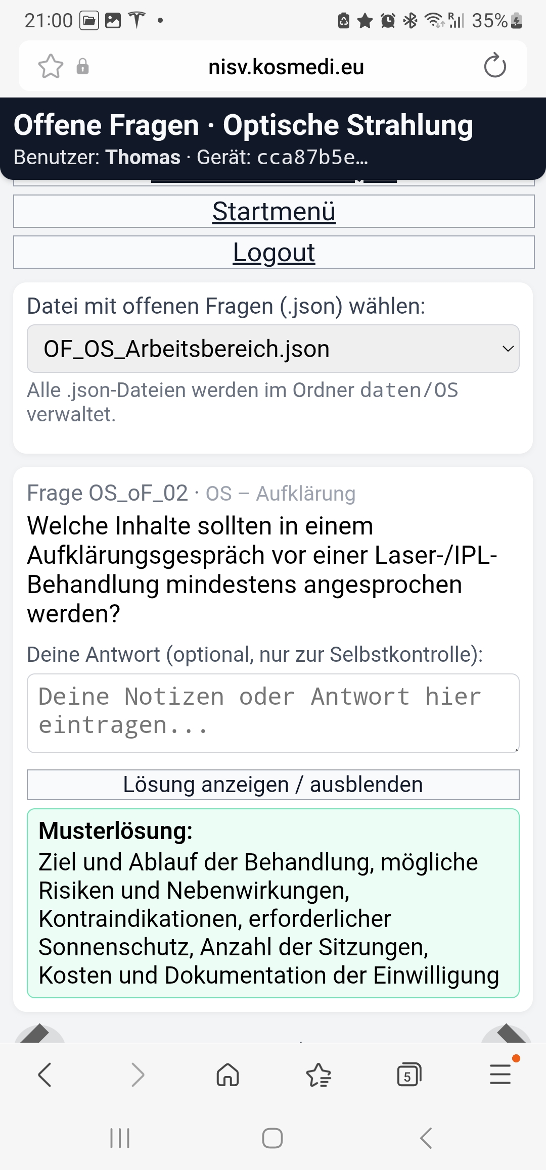 Offene Fragen mit Musterlösung – Fachkunde-Prüfungstrainer